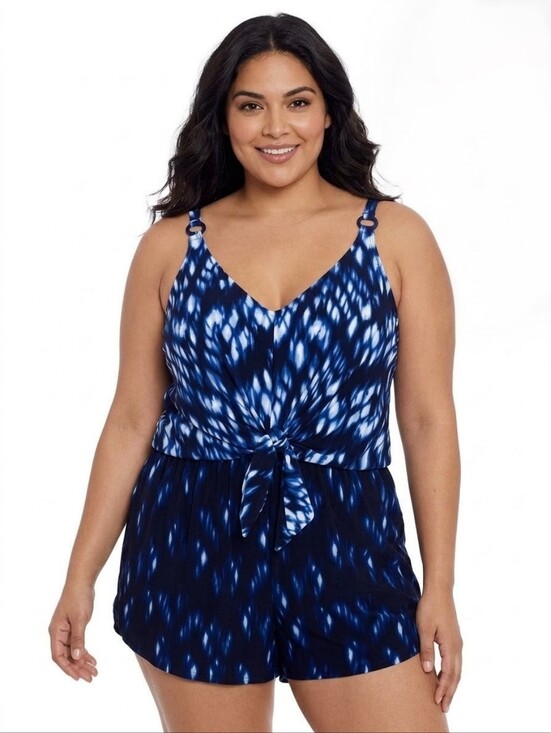 Magicsuit Other - Magicsuit Kami Swim Dress Blue Tie-dye Sz14